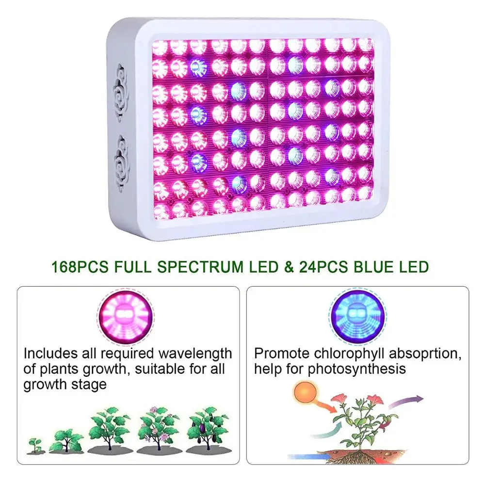 300W LED Grow Light Full Spectrum Plant Lighting Fitolampy For Plants Flowers Seedling Cultivation Indoor Hydroponic Greenhouse