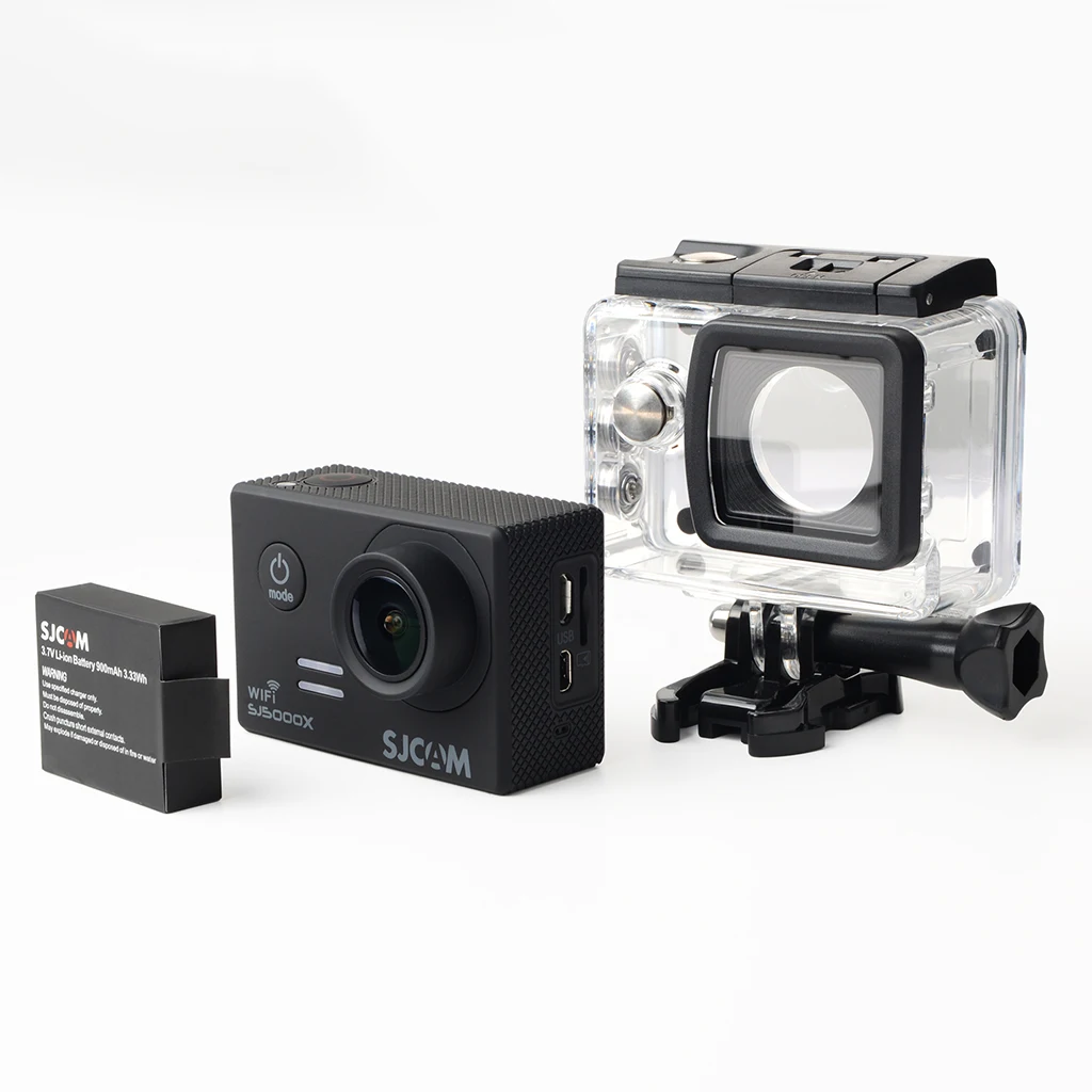 SJCAM SJ5000X Waterproof 12MP 4K WIFI Video DV Action Sport Camera CMOS 2-inch LCD Dual Display White