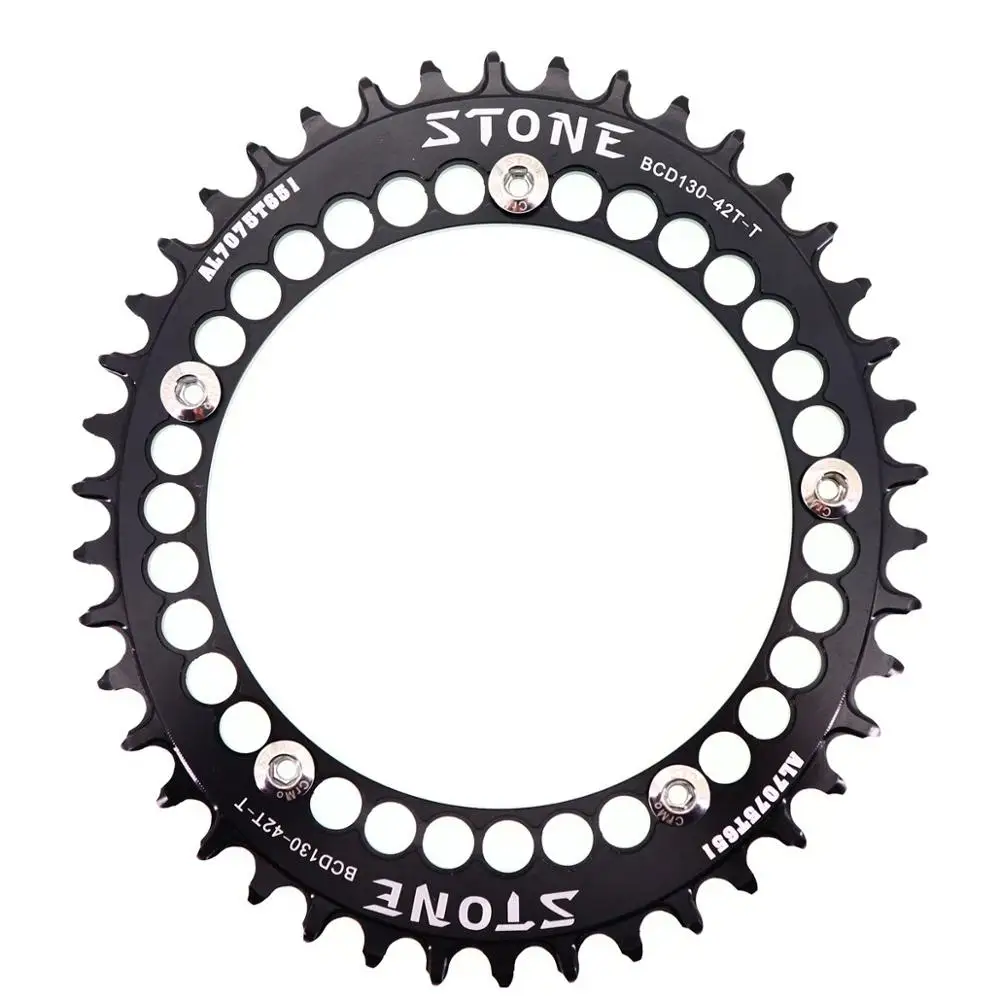 Каменная цепь 130 BCD овальная для sram red shimano 5700 6700 дорожный велосипед 40 42 48 50 52 55 56 58 60T зубчатая цепь колеса 130bcd