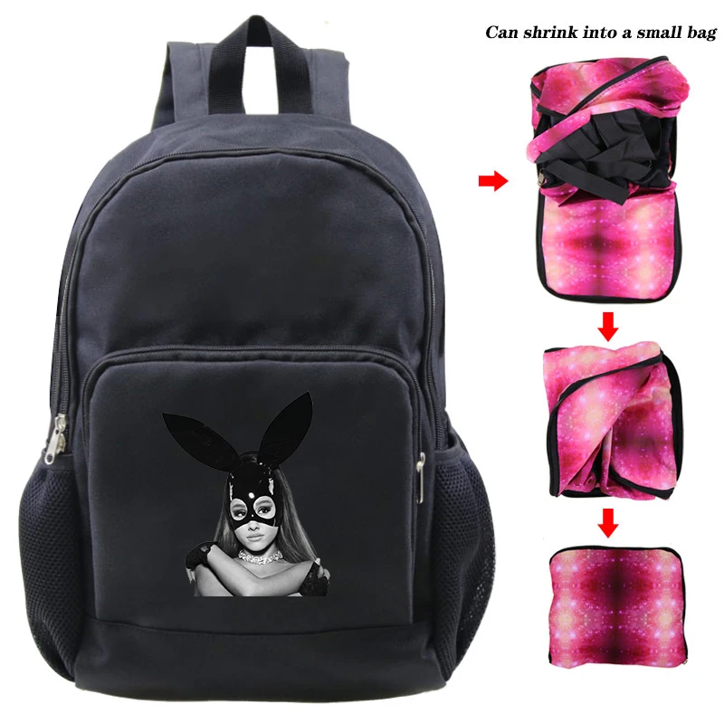 Нейлоновый женский рюкзак Ariana Grande, сумки Kpop, стильные однотонные рюкзаки, Mochila Feminina Mujer, дорожная сумка для девочек-подростков, школьный ранец - Цвет: Backpack 13