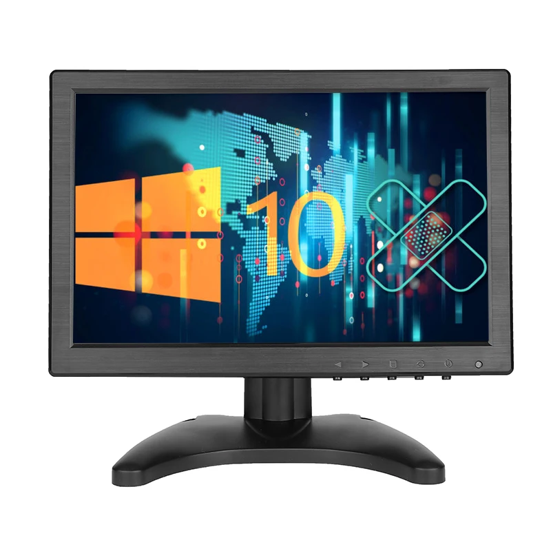 

10.1 inch 1920*1200 1080P HD small desktop monitor with multi interface VGA HDMI USB BNC AV