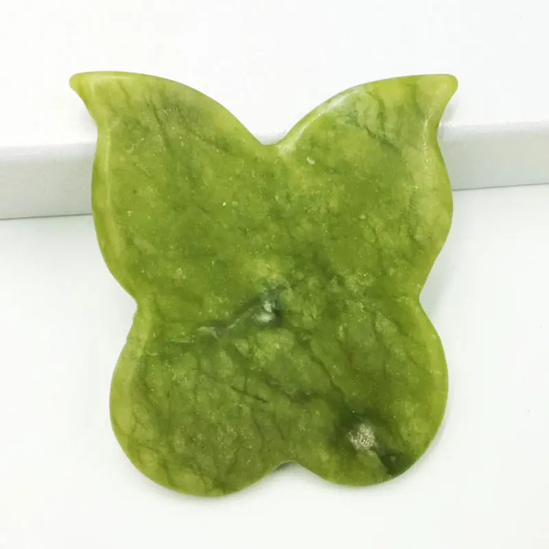 Natural Jade Stone Gua Sha Gouache Scraper For Body Neck Home Sse Face Lift Back Pressotherapy Cellulite Massager Tools Devices