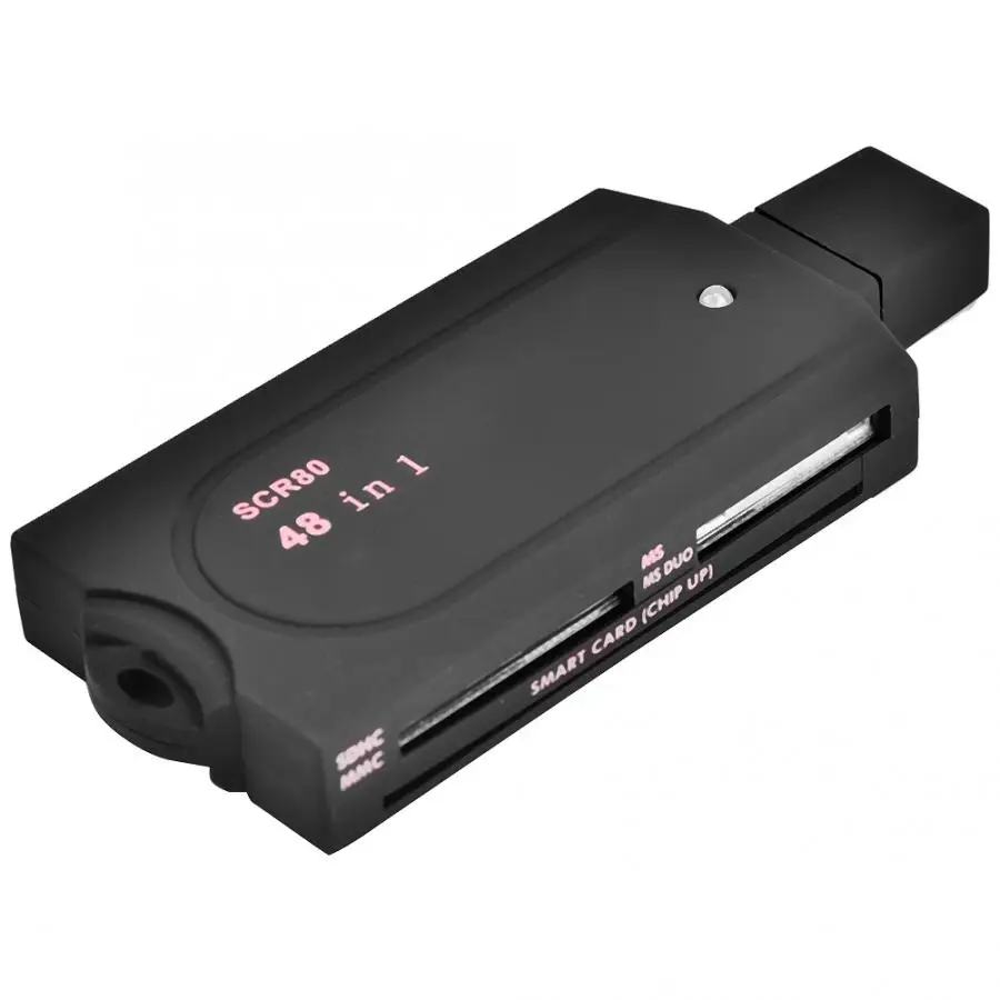 SCR80 USB считыватель смарт-карт карта памяти и ID-карт считыватель смарт-карт