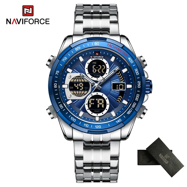 Orologio da uomo NAVIFORCE cronografo di marca di lusso moda maschile  quarzo in acciaio inossidabile Sport orologio da polso impermeabile Relogio  Masculino|Quartz Watches| - AliExpress