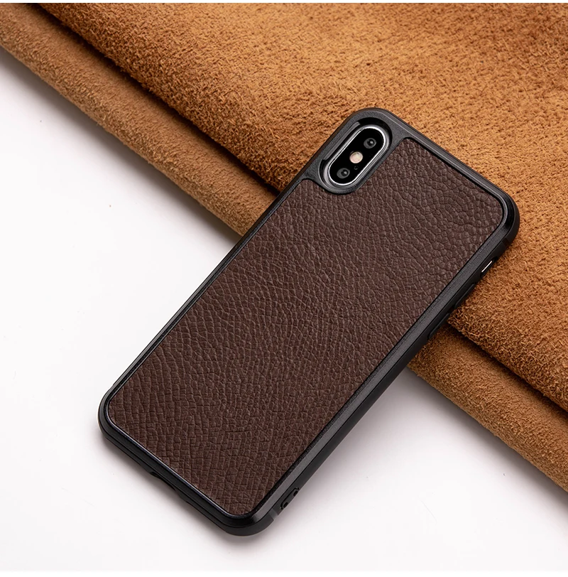 Запеченный страусиной кожи чехол для телефона для IPhone X XS Max XR для Apple 5 5S SE 6 6S 7 8 Plus защитный чехол для телефона без зерна