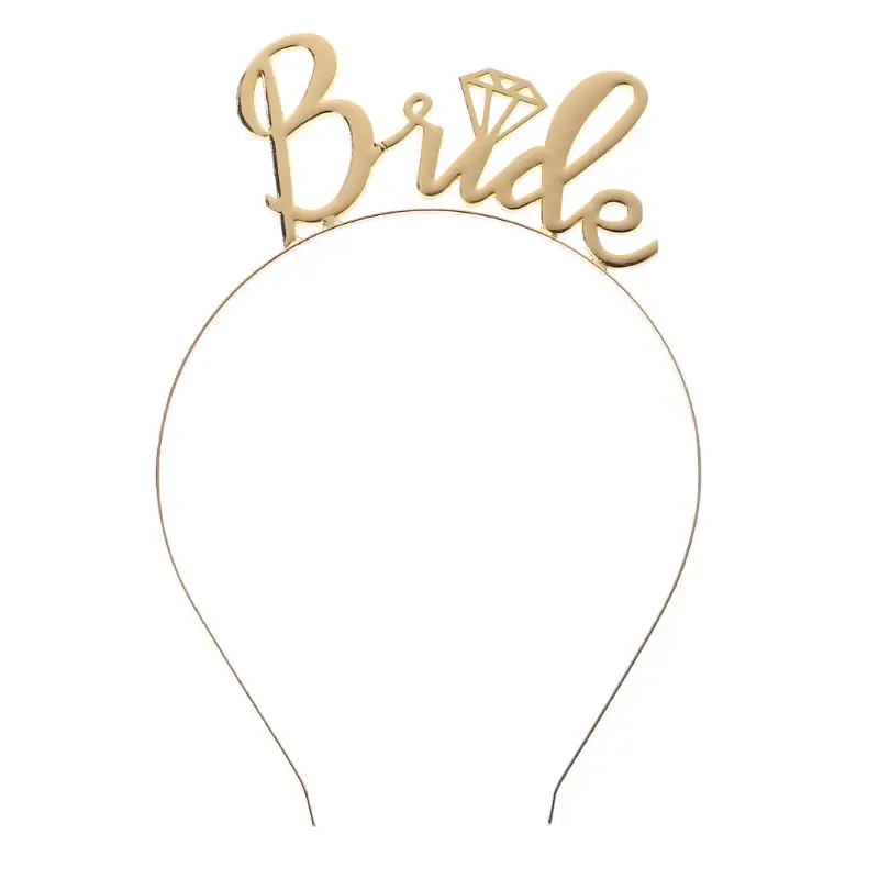 Курица вечерние команды, с надписью "Bride To Be" девичник головные уборы вечерние Свадебные украшения поставки