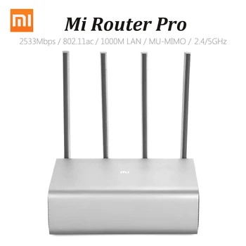

Xiaomi Mi Router Pro Smart Wireless WiFi Repeater 2600Mbps 4 Antennas Dual-band 2.4GHz+5.0GHz WiFi Network Network Extender