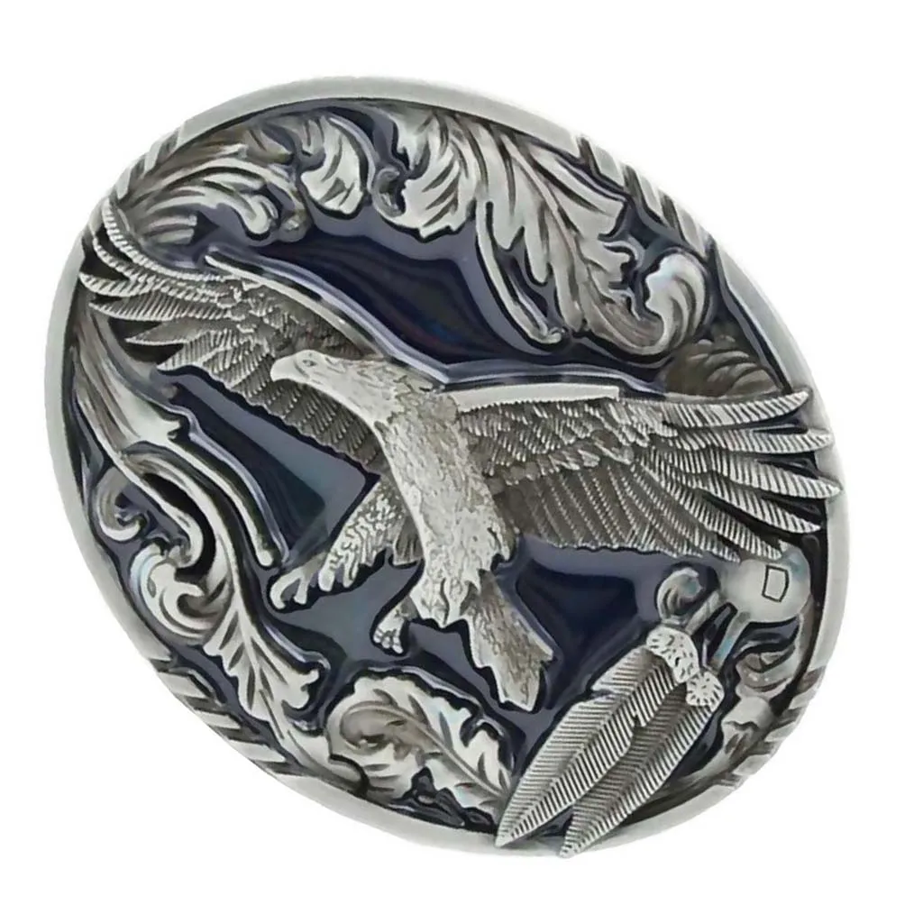 Fashion Belt Buckle American Western Cool Cowboy Style Belt Buckle Eagle Buckle Belt head Mens