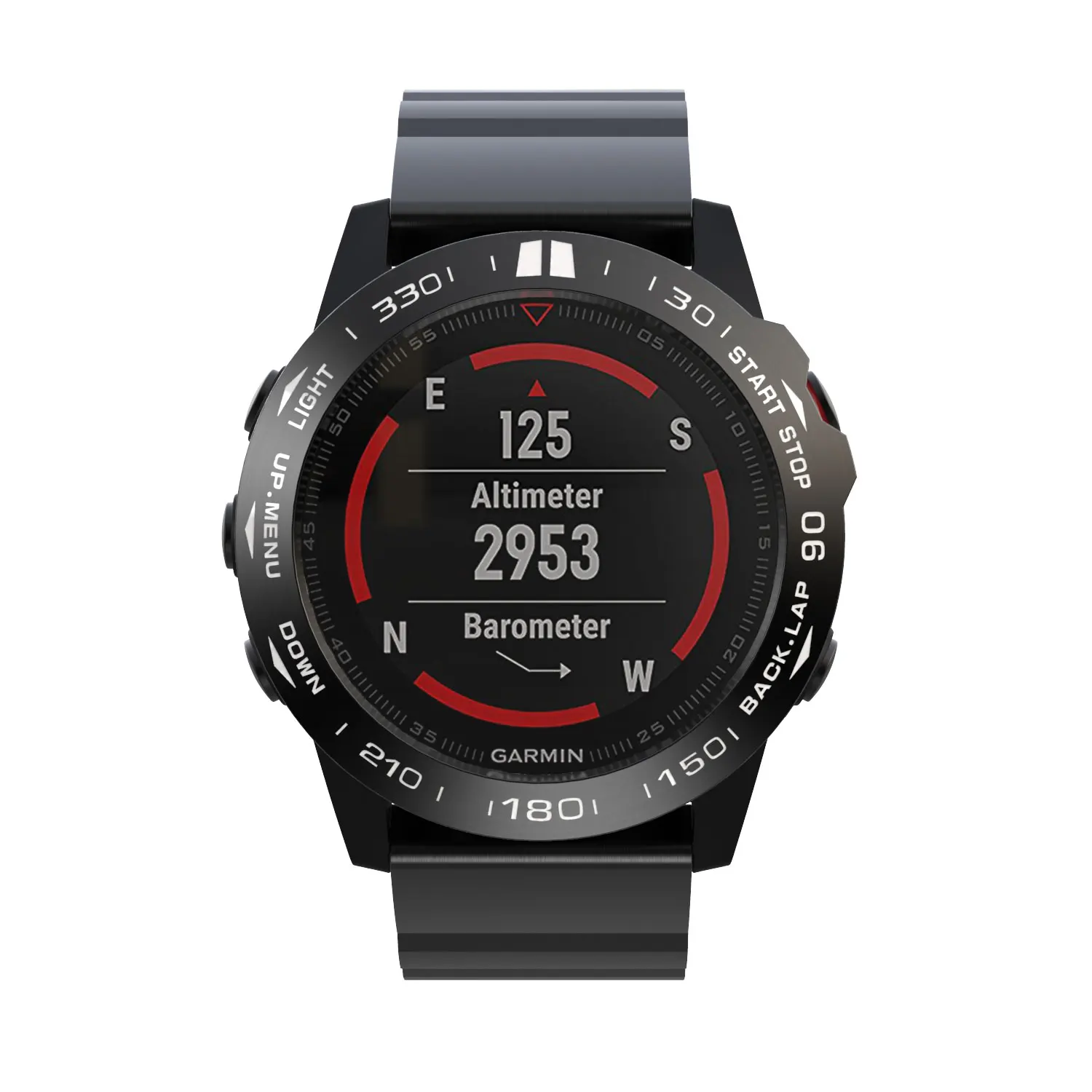 Металлический Чехол-рамка для Garmin Fenix 5/5X/3, Смарт-часы с циферблатом и кольцом, Стильный чехол, клейкая крышка, защита от царапин, кольцо