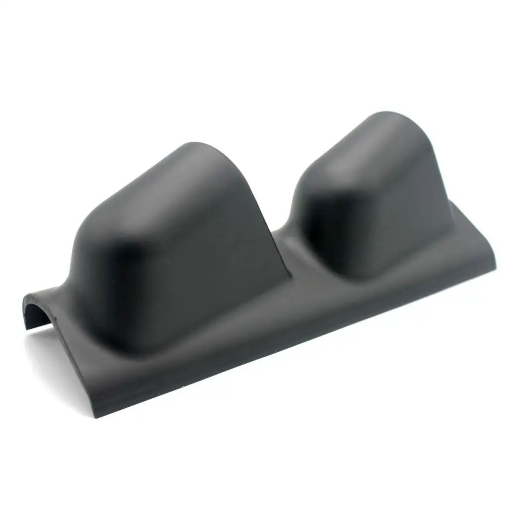 Replacement Car 2 Inch 52mm Dual Holes Dash Gauge Pod Mounting Holder Black