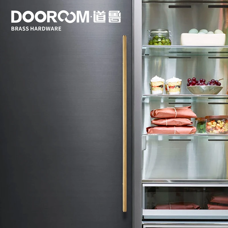 Dooroom латунные длинные мебельные ручки вязанный шкаф комод ящик холодильник