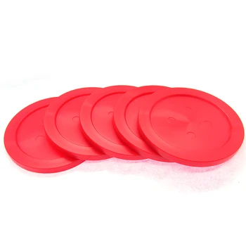 

1PC 75mm 2.95" Durable Red Air Hockey Table Pucks Puck Mallet Goalkeepers Children Table Party Game Entertainment Accessories 63