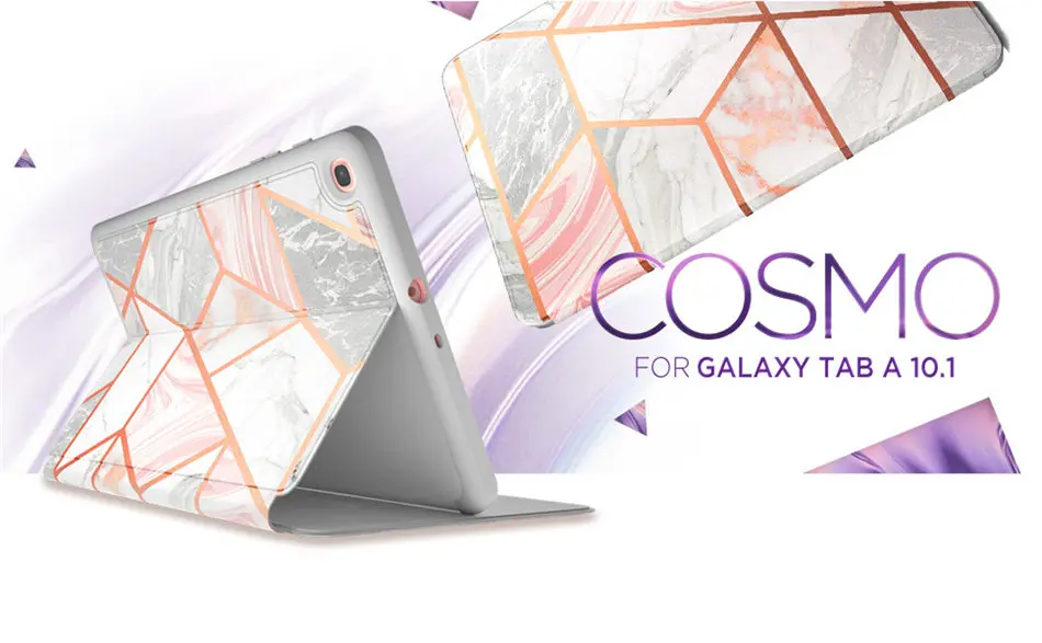 Для samsung Galaxy Tab A 10,1 чехол(SM-T510/T515) i-Blason Cosmo полный корпус Гибридный чехол со встроенной защитной пленкой