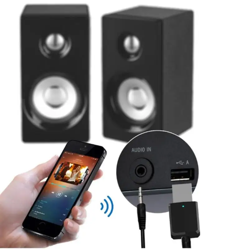 5,0 беспроводной Bluetooth аудио приемник передатчик Usb для компьютера один в автомобили G6Y7