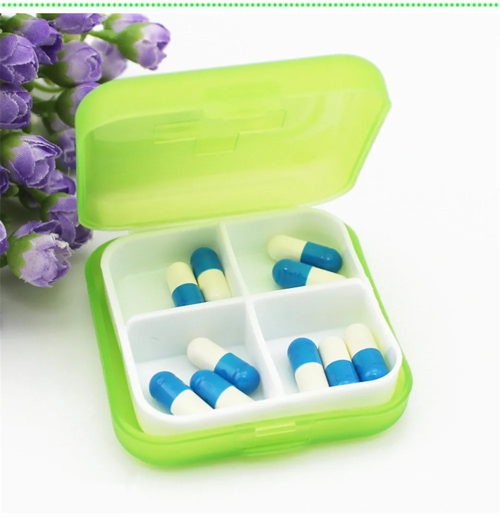 Коробка для хранения пластиковая коробка Organizador organizator Rangement Mini 4 слота