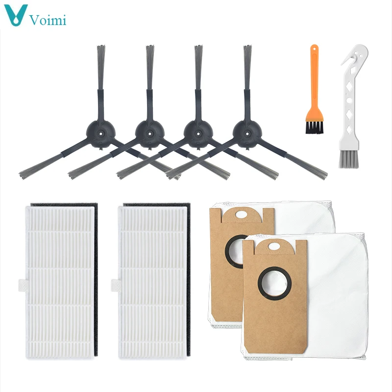 New Dust Bags Colletion Cleaner Mops Cloths Side Brushes Hepa Filter Accessories Parts for XIAOMI VIOMI S9 Robot Vacuum Cleaner