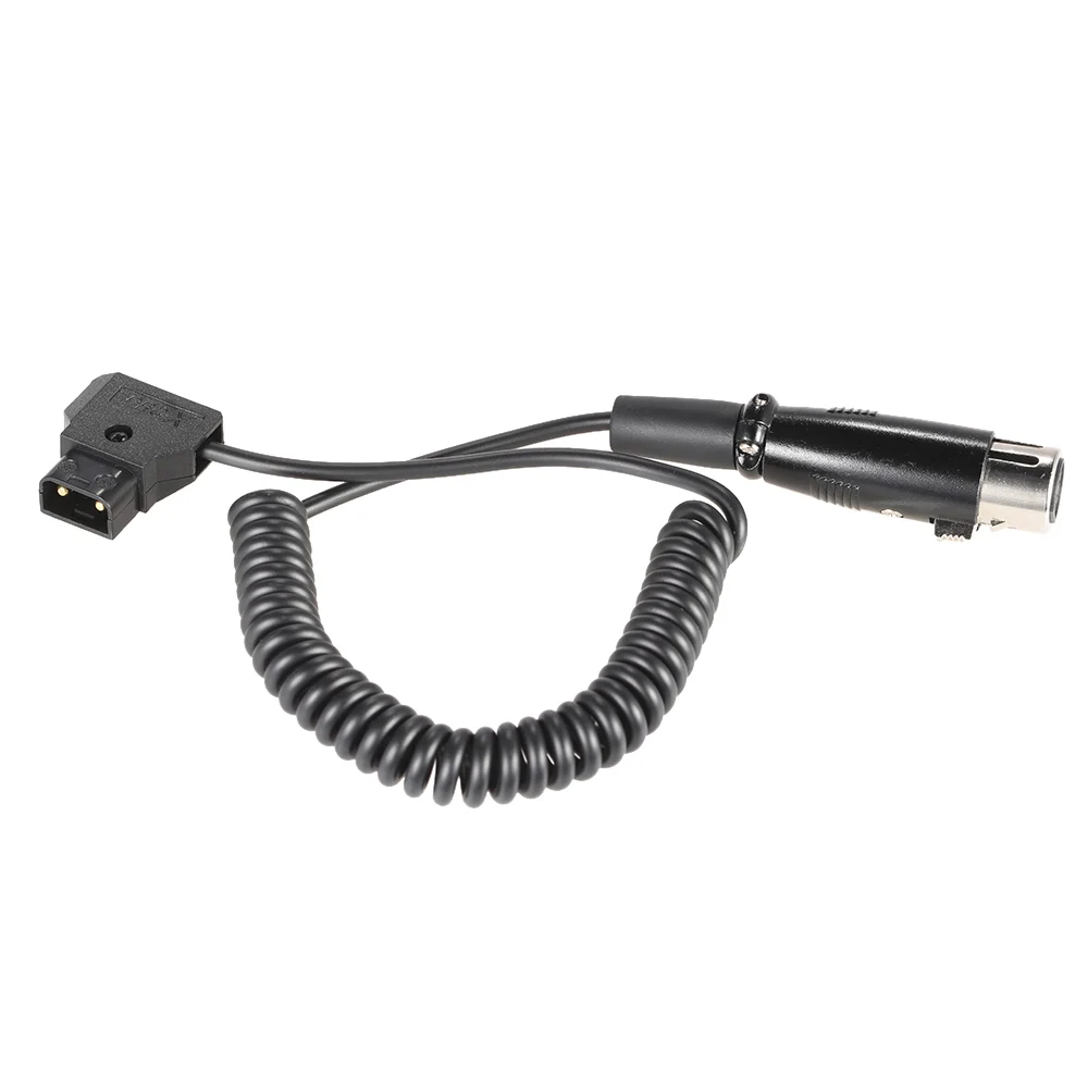 Andoer D-Tap Dap 2 контактный разъем для 4 Pin Женский XLR кабель 1 м Длина для цифровой однообъективной зеркальной камеры Мощность V-Mount
