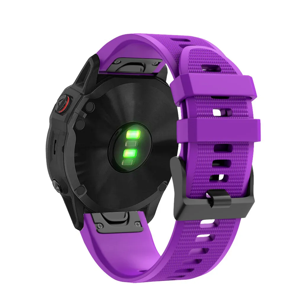 Быстроразъемный силиконовый сменный ремешок для часов Garmin Fenix 6/Fenix 6Pro Watch Quick Release силиконовый браслет Easyfit