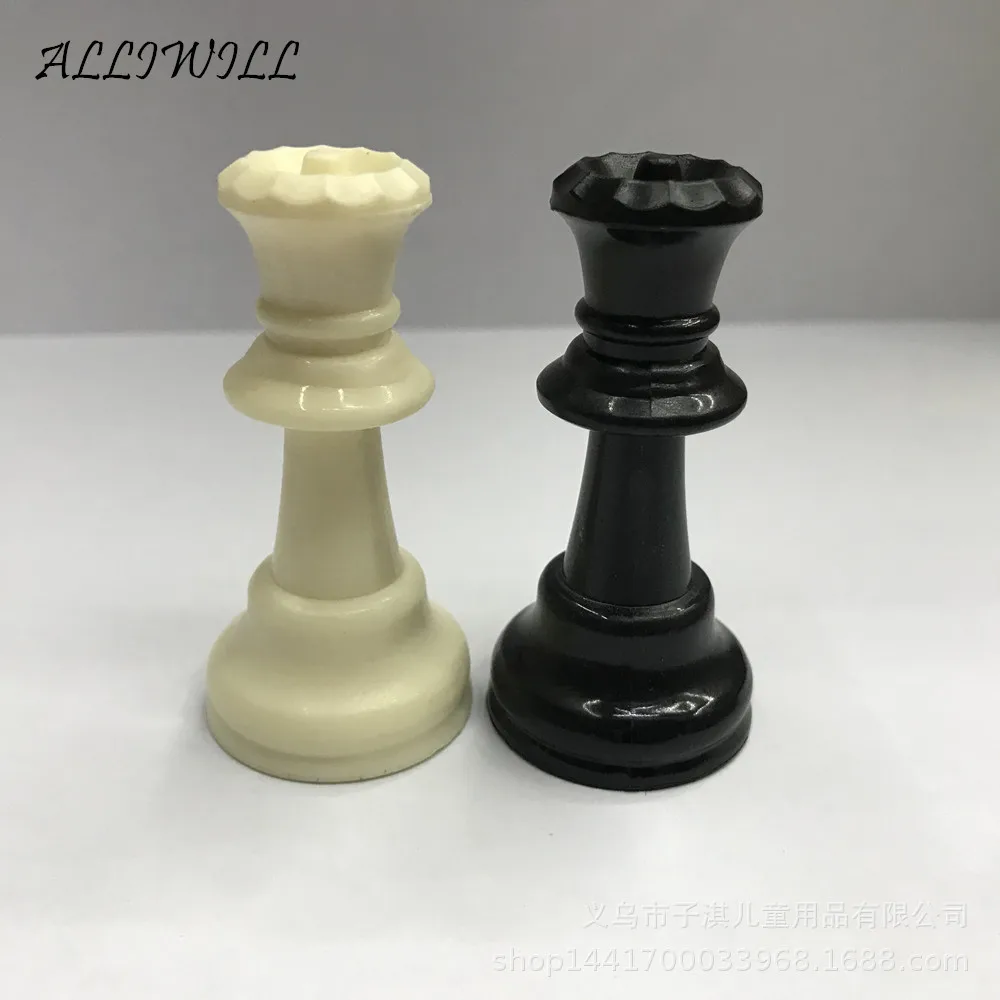 Большое количество абсолютно PP набор пластиковых шахмат Chessman King высота 75 мм около 220 г