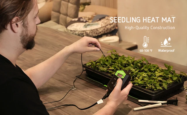 Durable Waterproof Seedling Heating Mat Indoor Warm Hydroponic Pad MET  Standard Plant Germination Starting Blanket 10 x 20 - AliExpress