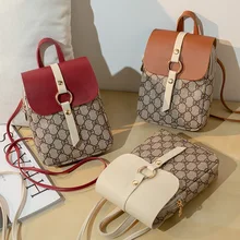 Дизайн в Корейском стиле с принтом Для женщин повседневной жизни путешествия рюкзак Новые Летние продукты посылка крышка Тип круговой карабином и кольцом шарнирный карабин-Decora