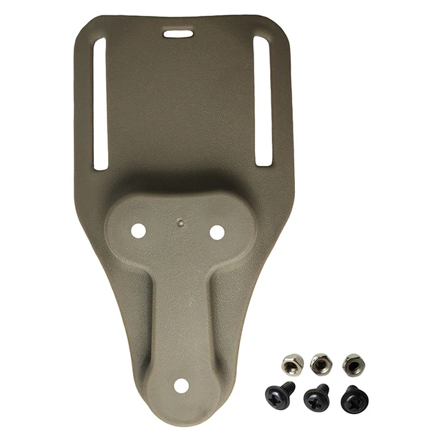 Airsoft  Mid-Ride Belt Loop Adapter Universal Belt Loop for Glock M9 SIG P226 Colt Series Gun Holster Accessories B tan