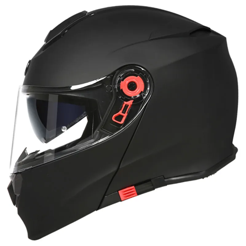 TORC T271 модульный мотоциклетный шлем флип-шлем для мужчин и женщин полный шлем с внутренним Солнцезащитные очки Гонки Casco Moto ECE Сертификация - Цвет: Matte black