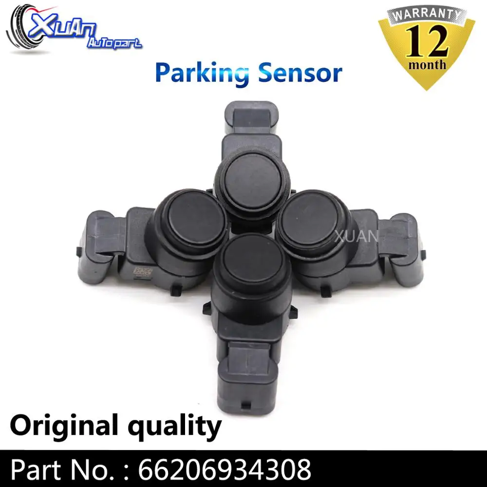 

XUAN 4pcs Car PDC Parking Sensor 66206934308 For BMW E81 E82 E88 E90 E91 E92 E93 E84 X1 Z4 E89 R55 R56 Mini Cooper 6934308A102