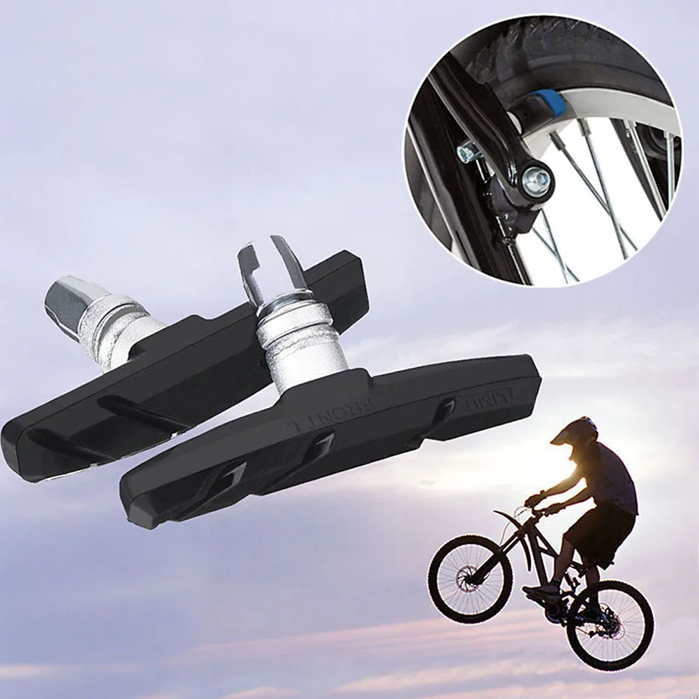 

1 Pair Cycling Bicycle Bike Brake Pad MTB Mountain V-Brake Pads Holder Shoes Blocks Dropship Bicycle Accessories