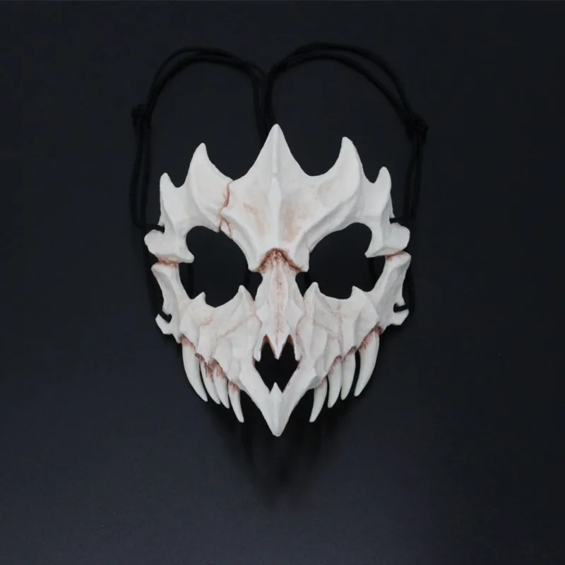 Новые 3 цвета маска японского Бог дракона Экологичная и натуральная Смола Маска животных Тема вечерние косплей маска тигра ручной работы