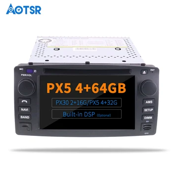 شراءAOTSR الروبوت 9.0/10.0 راديو لتويوتا كورولا EX 2001 2002 2003-2006 سيارة GPS والملاحة 2 الدين بلوتوث لوحة لاعب