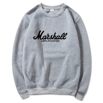 

2020 New Spring Autumn Marshall Hoodie Men Amplification Hoodies Mens Slim Hooded Sweatshirt Hip Hop Brand Streetwear Clothes
