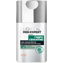 Гель после бритья «Гидра Сенситив» L'Oreal Paris Men Expert, 125 мл