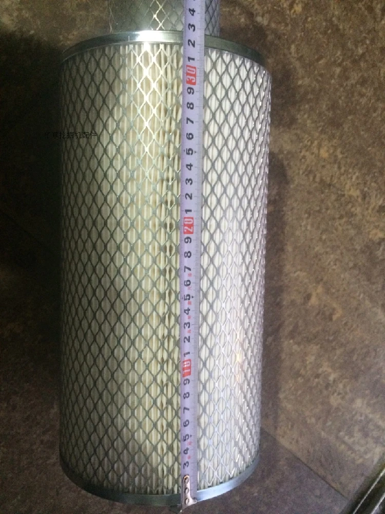 

New source excavator accessories 65-8t75-8-9 air filter element double grid 1833 air filter element original matching