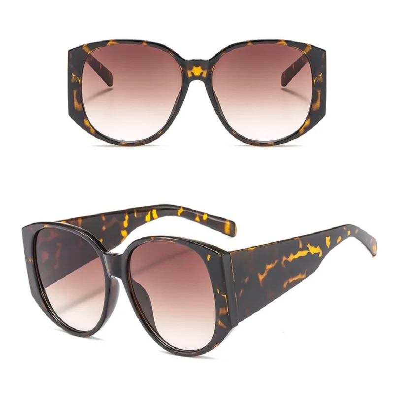 Круглая оправа женские Винтажные Солнцезащитные очки женские темные очки широкое зеркало ноги Ретро дизайнерские брендовые модные очки oculos UV400