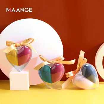 

MAANGE 2 PCS Cosmetic Puff Powder Puff Christmas Gift Women's Makeup Foundation Sponge Beauty To Make Up Tools & Accessories