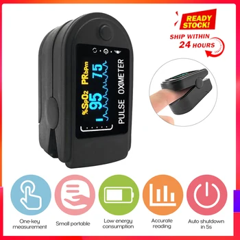 

Fingertip Pulse Oximeter Blood Oxygen Pulse Rate Monitor OLED Display Family Travel Oximeter oximetro de dedo In Stock