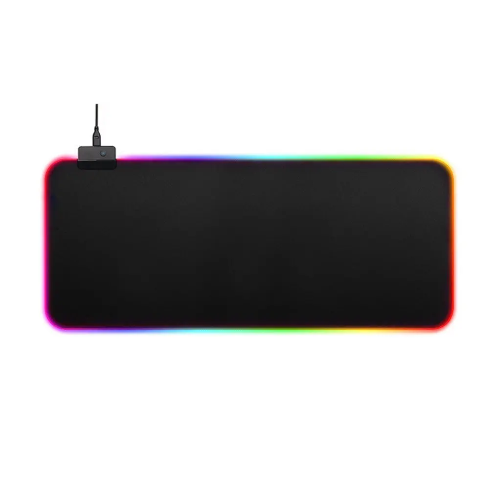 

Colorful Symphony Glowing Mouse Pad Gaming Mouse Pad Soft Non-Slip Rubber Base Mouse Mat for Laptop Computer Games