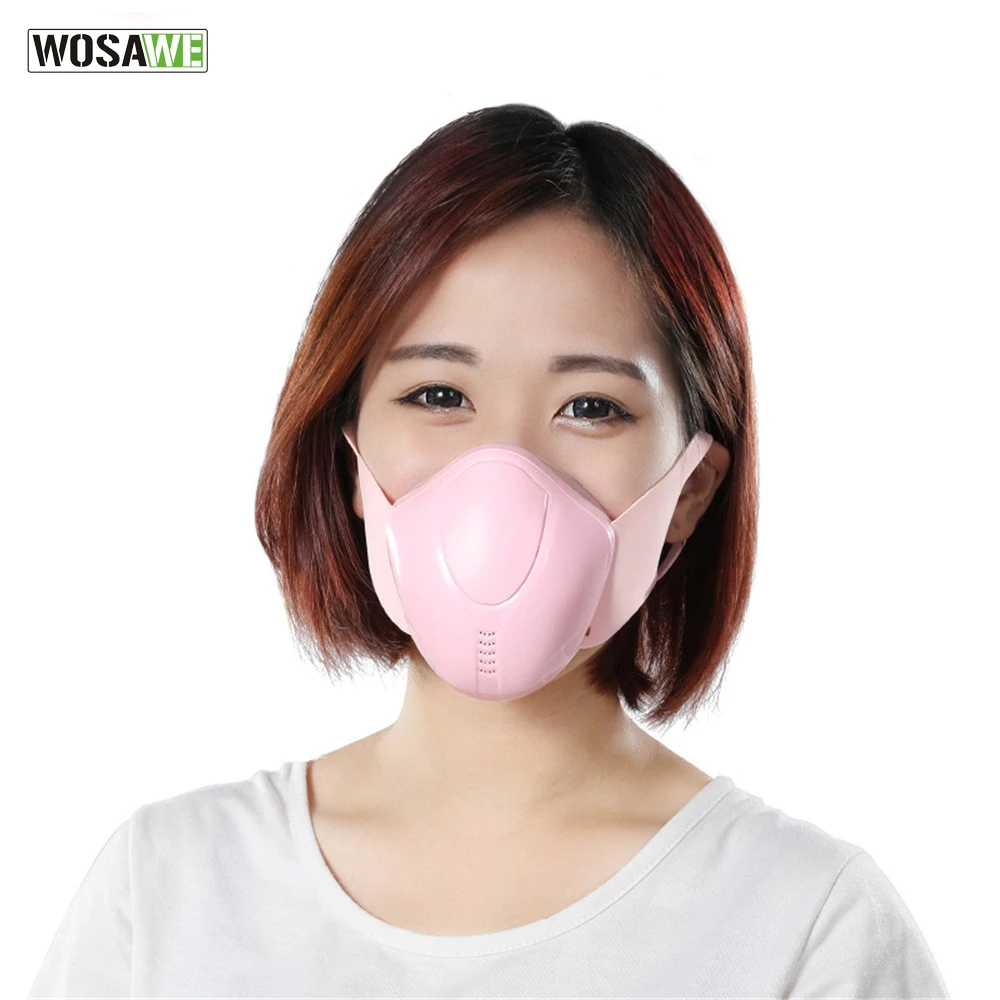 

WOSAWE Smart Electric Mask Protective Face Mask HEPA Filters PM2.5 Dustproof Anti-Pollution Breathable Air Purifying Face Shield