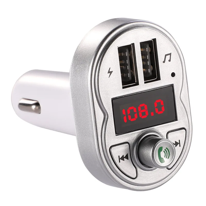 Автомобильный Bluetooth fm-передатчик A3, MP3 аудио плеер, автомобильный комплект, громкая связь, вызов, 5 В, 2.1A, двойное USB Автомобильное зарядное устройство, FM модулятор, FS