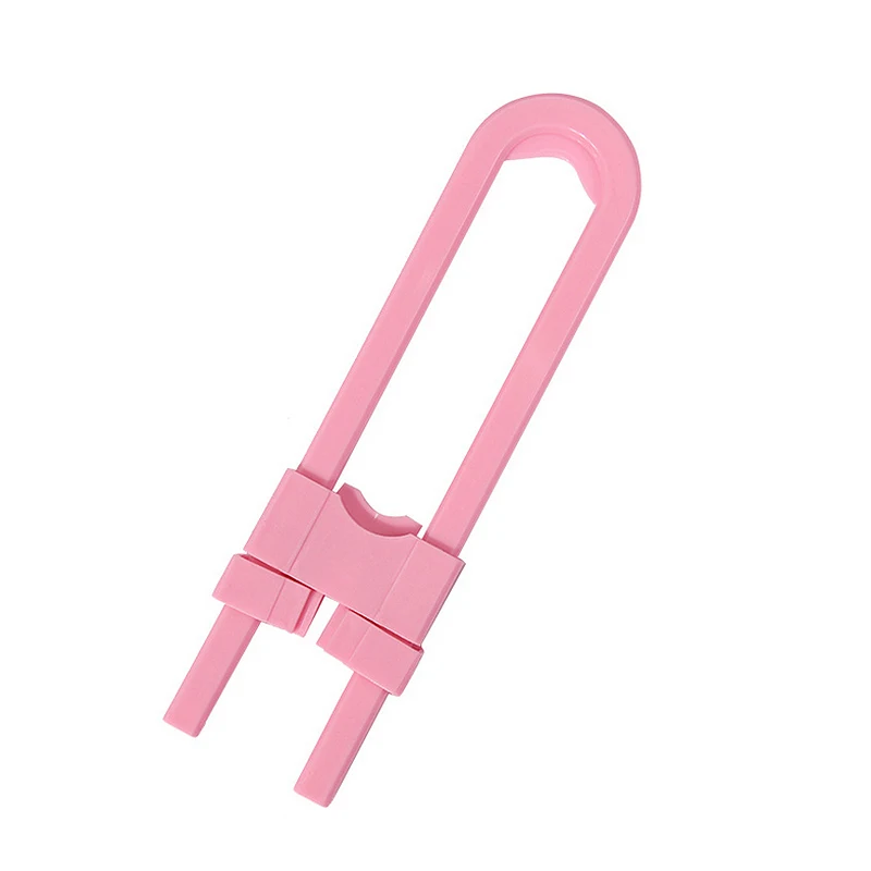 Pink 4 шт Детская безопасность замок защитный шкаф ящик двери шкаф - Цвет: Pink