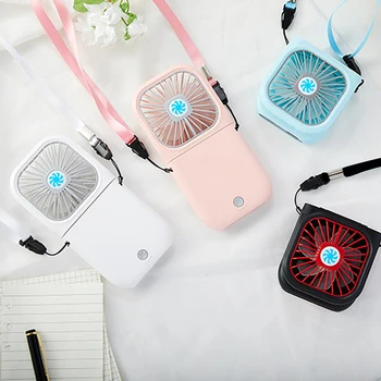 

Mini Portable Foldable USB Fan Handheld Rechargeable Fan for Travel 3 Speed Table Fan Personal Fan mobile power for smartphone