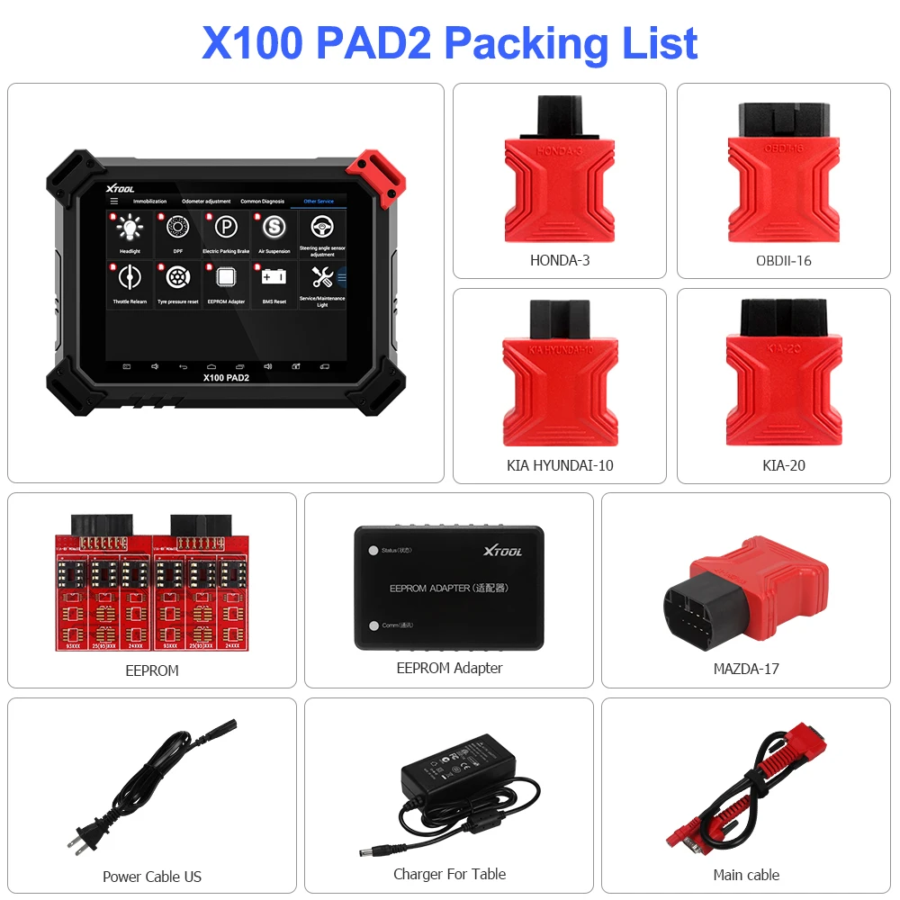 Оригинальный X100 PADII для XTOOL PAD pad 2 лучше чем X300 Pro3 автомобильный программатор