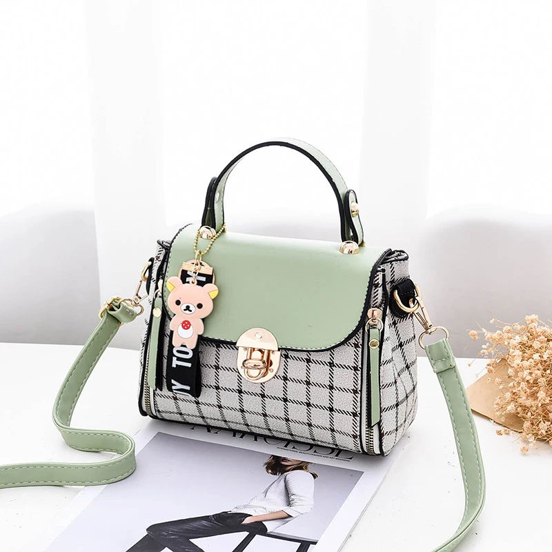 

2020 New PU Candy Color Female Crossbody Bag Soft Material Women's Luxury Shoulder Casual Bag Fashion Travel Quality Messenger