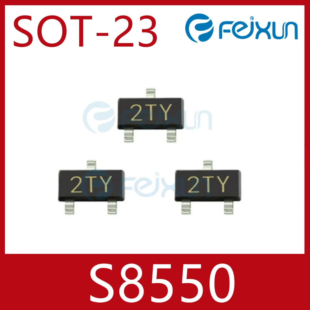 SMD Chip Triode S8550 Printed 2TY Package SOT23 PNP Power Transistor 0.5A 25V 500mA. | Автомобили и мотоциклы