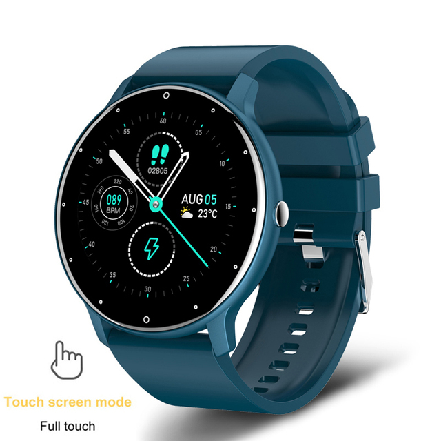 New Bluetooth Call Smart Watch Men Full Touch Sport Fitness Watches Waterproof Heart Rate Steel Band Smartwatch Android iOS