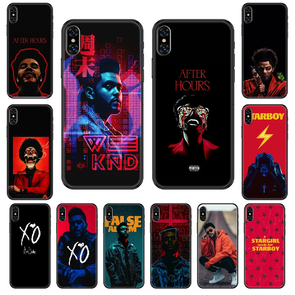 Чехол для телефона Singer the weeknd XO iphone 4 4s 5 5S SE 5C 6 6S 7 8 plus X XS XR 11 PRO MAX 2020 black trend funda fashion |