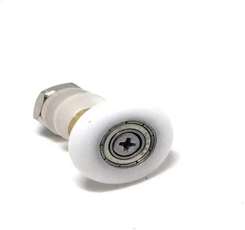 Shower Room Accessories 8 PCS 19/23/25/27mm Diameter Shower Glass Sliding Door Hanging Wheel Roller Bathroom Sliding Cabinet Eccentric Pulleys