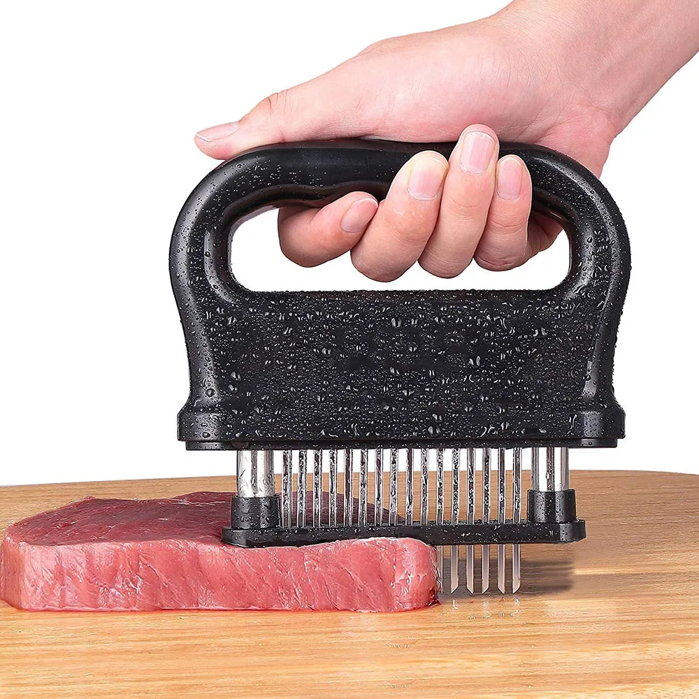 Tenderizer для мяса 48 ультра острых игл из нержавеющей стали кухонный инструмент