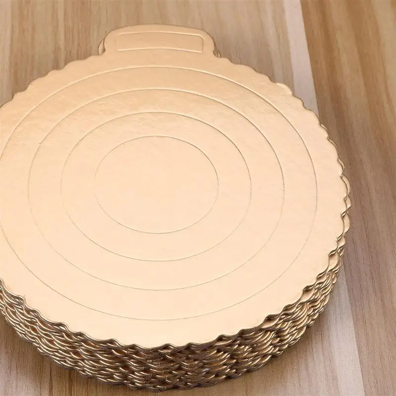 20pcs Creative Cake Board Practical Cake Circle Base Round Shape Dessert Board Party Supplies for Birthday Wedding Christmas